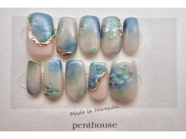 ネイルチップ/絵画/睡蓮