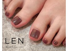 レン(LEN.)/ダークくすみピンクフットジェル