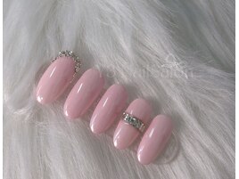 ベビーピンク×ミラーアート