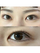 リュミエール(lash&brow lumiere)/マツエク　フラットラッシュ