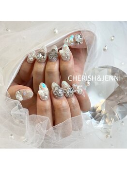チェリッシュ アンド ジェニ(CHERISH&JENNI)/パーツ盛り盛りネイル♪