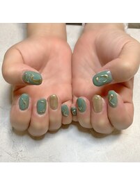 マット×ミラーネイル　持ち込み