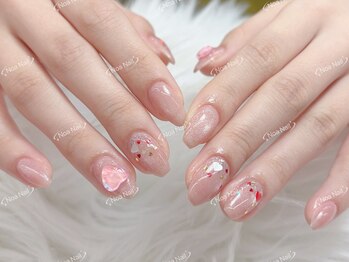 ノア ネイル(Noa Nail)/バレンタインネイル　ハート