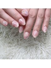 アートネイル ギャラリー(Art nail Gallery)/うるつやピンクのゆめネイル