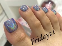 フライデートゥエンティーワン(Friday 21)/フットネイル　6/21