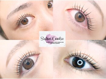 サロンドットクッキー 大阪九条(Salon.Cookie)の写真/【お顔の印象の8割を決めるお目元に自信を！】パリジェンヌ&似合わせまつパ¥5500♪美眉スタイリング¥4000～