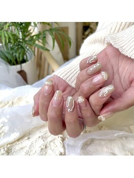 プチナノ(petitnano)/ニュアンスorフレンチネイル