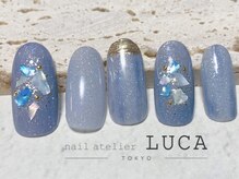 ネイルアトリエルカ(nail atelier LUCA)/M-726 ニュアンスシェルネイル
