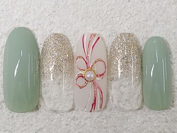 リノ ネイル(Rino nail)/１月新作迎春801m1