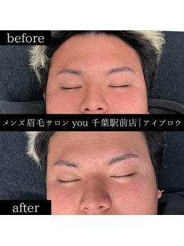 ユー 千葉駅前店(you)/メンズ眉毛/メンズ眉/千葉駅