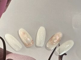 ニュアンスキラキラネイル