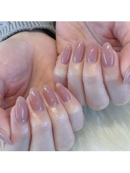 ちゅるん透け感のあるワンカラー