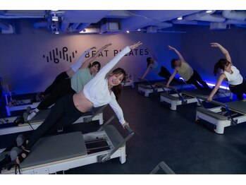【女性専用・暗闇マシンピラティス】BEAT PILATES 名古屋伏見店の写真/【楽しいから続く！続くから変わる！あなたもピラティスで大変身♪】今こそダイエット◎