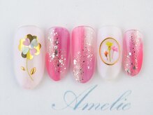 アメリ(Amelie)/ホログラム/花/塗りかけ