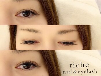 リシェ ネイル アンド アイラッシュ(riche)/ナチュナル 120本