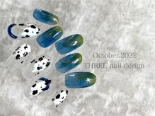 スリー(THREE)/October 2022/nail design