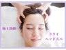 【極上熟睡ドライヘッドスパ】眠れる頭・首を造るヘッドケア 30分/¥4500