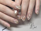 マグネット×シェルネイル