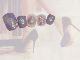 ☆フットネイルアート付￥8640～