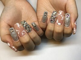 ブランドロゴスカルプネイル