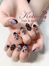 コト(KOTO)/地雷系/ベルト/クロス/紫