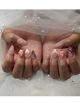 チップ長さだし×持ち込みアート