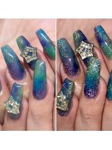 ソラール(SOLAR)/キラキラ過ぎるネイル☆