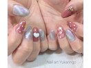 バレンタインネイル