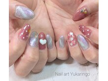 バレンタインネイル