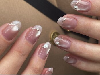 ナナ 白金高輪(nana)の写真/【フィルイン対応可能】毎月変わるトレンドデザインアートコース90分¥10800癒しの空間でお肌も爪も健康に。