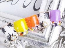 ネイルサロン ディーバ ギンザ(Nail salon Diva GINZA)/フットデザイン　¥9500