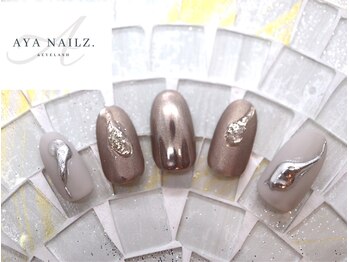 アヤネイルズ アンド アイラッシュ(AYA NAILZ.&Eyelash)/冬の新作デザイン¥8800