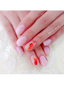 リッシュ ドゥ(RICHE deux)/金魚ネイル!