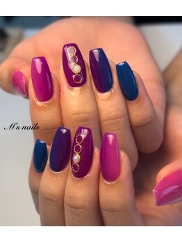 エムズネイル サベージ(M's nails Savage)/9月のマンスリーデザイン