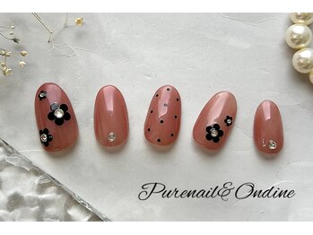ピュアネイルアンドオンディーヌ/定額ミドルデザイン