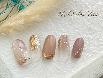 ヴィカ(Vica)/ゴールド☆ニュアンスネイル