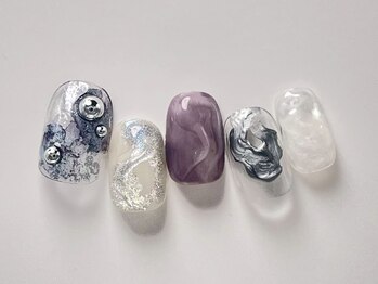 もやもや×うねうねネイル