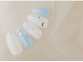 爽やかストーンネイル