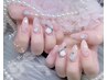 【自爪ジェル】定額アート 韓国ちゅるちゅる系デザイン