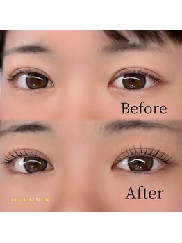 エメトワ 上尾(AIMETOI)の写真/【まつげパーマ上¥6500(アイシャンプー+ブラックケラチンTR込)】ハリ・コシ・濃さまで整うブラックTRが◎