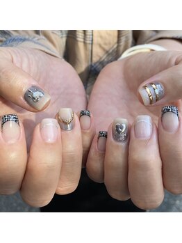 クララメイエキミュークス(CLALA Meieki μX)/冬ネイル