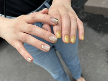 スノー ドロップ(Snow drop)/ミラーネイル