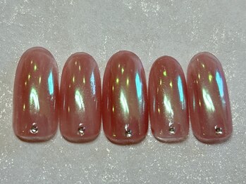 ネイルアンドアイラッシュ ネネ/ピンク オーロラミラー