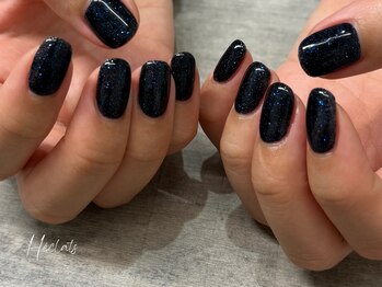 エクラス 銀座(Heclats)/ワンカラー/ラメ/ブラック