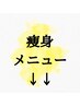 ↓痩身メニュー↓