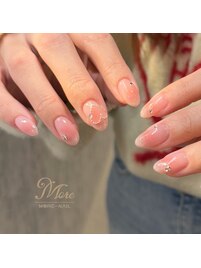 ジュワッとチークネイル♪