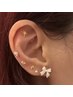 【NEW!!】《耳ツボジュエリー》両耳12粒　¥4,000