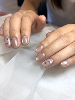 ハートホロネイル