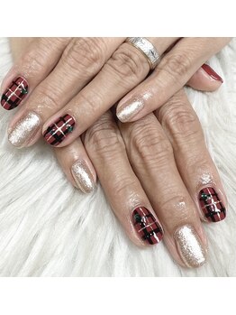 チェックネイル