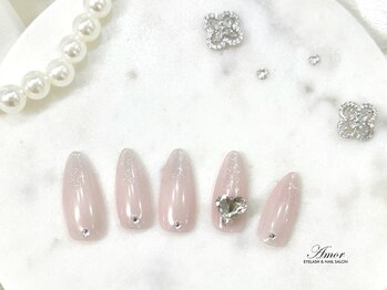 まつげエクステアンドネイルサロン アモル 恵比寿店(Amor)/定額ワンホン韓国ネイル　8900円